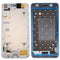 Pour Huawei Y6 / Honor 4A boîtier avant plaque de cadre LCD cadre (blanc)